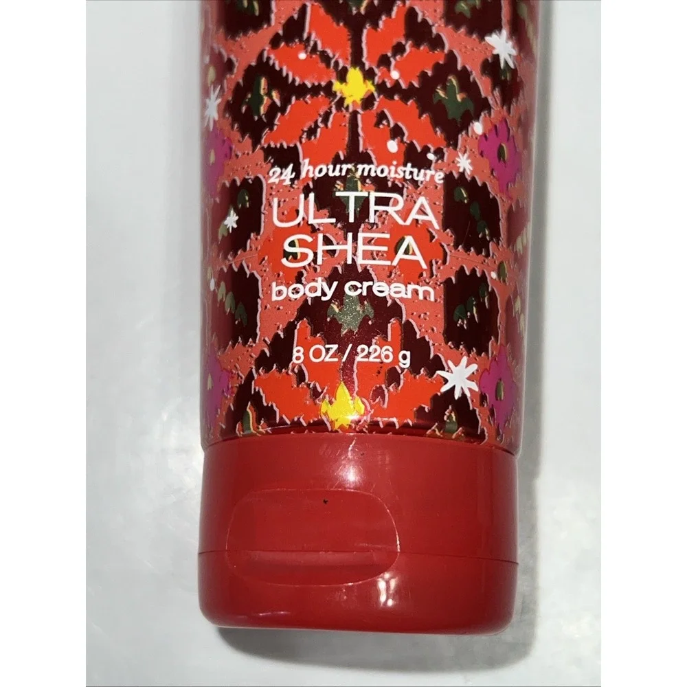 Bath And Body Works Winter Candy Apple‎ Body Cream And Sparkling Scrub Set 8 Oz
